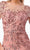 Aspeed Design P2221 - Illusion Cape Sleeve Formal Gown Mother of the Bride Dresses L / Dusty Rose