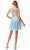 Aspeed Design S2723 - One-Sleeve A-Line Cocktail Dress Cocktail Dresses