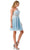 Aspeed Design S2723 - One-Sleeve A-Line Cocktail Dress Cocktail Dresses