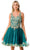 Aspeed Design S2738J - Applique A-Line Homecoming Dress Special Occasion Dress XXS / Emerald