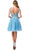 Aspeed Design S2739J - Applique V-Neck Homecoming Dress Cocktail Dresses