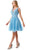 Aspeed Design S2739J - Applique V-Neck Homecoming Dress Cocktail Dresses