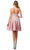 Trevi Collection S2741M - Scoop Wide Waistband Cocktail Dress Special Occasion Dress