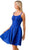 Trevi Collection S2741M - Scoop Wide Waistband Cocktail Dress Special Occasion Dress