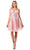 Aspeed Design S2743M - Sequin Pattern Homecoming Dress Cocktail Dresses XS / Pink