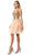 Aspeed Design S2757J - Beaded Appliqued V-Neck Cocktail Dress Special Occasion Dress