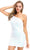 Ava Presley 25903 - Beaded Strappy Back Cocktail Dress Special Occasion Dress 00 / Iridescent White