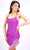 Ava Presley 27762 - Beaded Crisscross Back Cocktail Dress Cocktail Dresses 00 / Violet