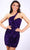 Ava Presley 27802 - One Shoulder Sequin Cocktail Dress Special Occasion Dress 00 / Purple