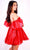 Ava Presley 27804 - Puff Sleeve Empire Cocktail Dress Special Occasion Dress