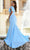 Ava Presley 38347 - One-Shoulder Mermaid Prom Dress Prom Dresses 4 / Light Blue