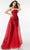 Ava Presley 39230 - Sweetheart Beaded Corset Prom Gown Special Occasion Dress 00 / Red