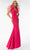 Ava Presley 39307 - Puff Cap Sleeve Prom Gown Special Occasion Dress 00 / Hot Pink