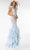 Ava Presley 39315 - Feather Detailed Sleeveless Mermaid Evening Dress Special Occasion Dress