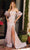 Ava Presley 40033 - Straight-Across Neck Puff Sleeves Prom Gown Special Occasion Dress