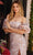 Ava Presley 40033 - Straight-Across Neck Puff Sleeves Prom Gown Special Occasion Dress