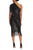 Badgley Mischka SC2800 - Sequined Fringe Asymmetric Cocktail Dress Special Occasion Dress