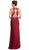 Bedazzled Jewel Neck Sheath Prom Dress Evening Dresses