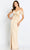 Cameron Blake CB109 - Pleated Embellished Off-Shoulder Formal Gown Mother of the Bride Dresses 8 / Navy