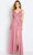 Cameron Blake CB117 - Beaded Lace Evening Gown Prom Dresses 4 / Dusty Rose