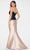 Cameron Blake CB206 - Strapless Mikado Mermaid Gown with Peplum Special Occasion Dress