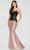 Cameron Blake CB206 - Strapless Mikado Mermaid Gown with Peplum Special Occasion Dress