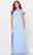 Cameron Blake CB3231 - Tiered Off Shoulder Evening Dress Special Occasion Dress 4 / Light Blue