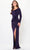 Cameron Blake CB3235 - Peplum Sheath Evening Dress Special Occasion Dress 4 / Dark Amethyst