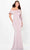 Cameron Blake CB3237 - Split Sleeve Evening Gown Special Occasion Dress 4 / Oyster