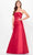 Cameron Blake CB3248 - Pleated Bodice Evening Dress Special Occasion Dress 4 / Garnet