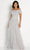 Cameron Blake CB751 - Short Sleeve Evening Gown Evening Dresses 18 / Navy