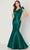 Cameron Blake CB776 - Trumpet Skirt One Shoulder Evening Dress Evening Dresses 8 / Navy Blue