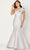 Cameron Blake CB776 - Trumpet Skirt One Shoulder Evening Dress Evening Dresses 8 / Navy Blue