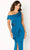 Cameron Blake CB782 - One Shoulder Draped Evening Dress Evening Dresses 8 / Peacock