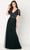 Cameron Blake CB785 -V-Neck Sequin Embellished Evening Dress Evening Dresses LG / Sage