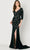 Cameron Blake CB789 - Lace Mermaid Evening Dress Prom Dresses 4 / Black/Nude