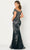 Cameron Blake CB792 - Floral Off Shoulder Evening Dress Evening Dresses