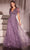 Ladivine CD0241 - Short Sleeve Beaded Evening Gown