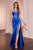 Ladivine CD295 - Floral Beaded Sweetheart Prom Gown