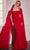 Ladivine CD356 - Cape Sleeve Evening Gown