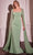 Ladivine CD356 - Cape Sleeve Evening Gown