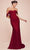 Cinderella Divine CD790C - Off Shoulder Satin Plus Gown