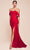 Ladivine CD790C - Off Shoulder Satin Plus Gown