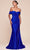 Ladivine CD790C - Off Shoulder Satin Plus Gown