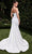 Ladivine Bridal CD796W - Halter High Slit Bridal Dress