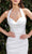 Ladivine Bridal CD796W - Halter High Slit Bridal Dress