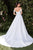 Ladivine Bridal CDS513W - Off-Shoulder Basque Ballgown In White