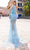 Chic and Holland HF110289 - Illusion Skirt One Shoulder Evening Dress Evening Dresses