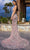 Chic and Holland HF110293 - Lace Appliqued Halter Evening Dress Evening Dresses