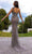 Chic and Holland HF110335 - Sweetheart Fringed Choker Evening Dress Evening Dresses